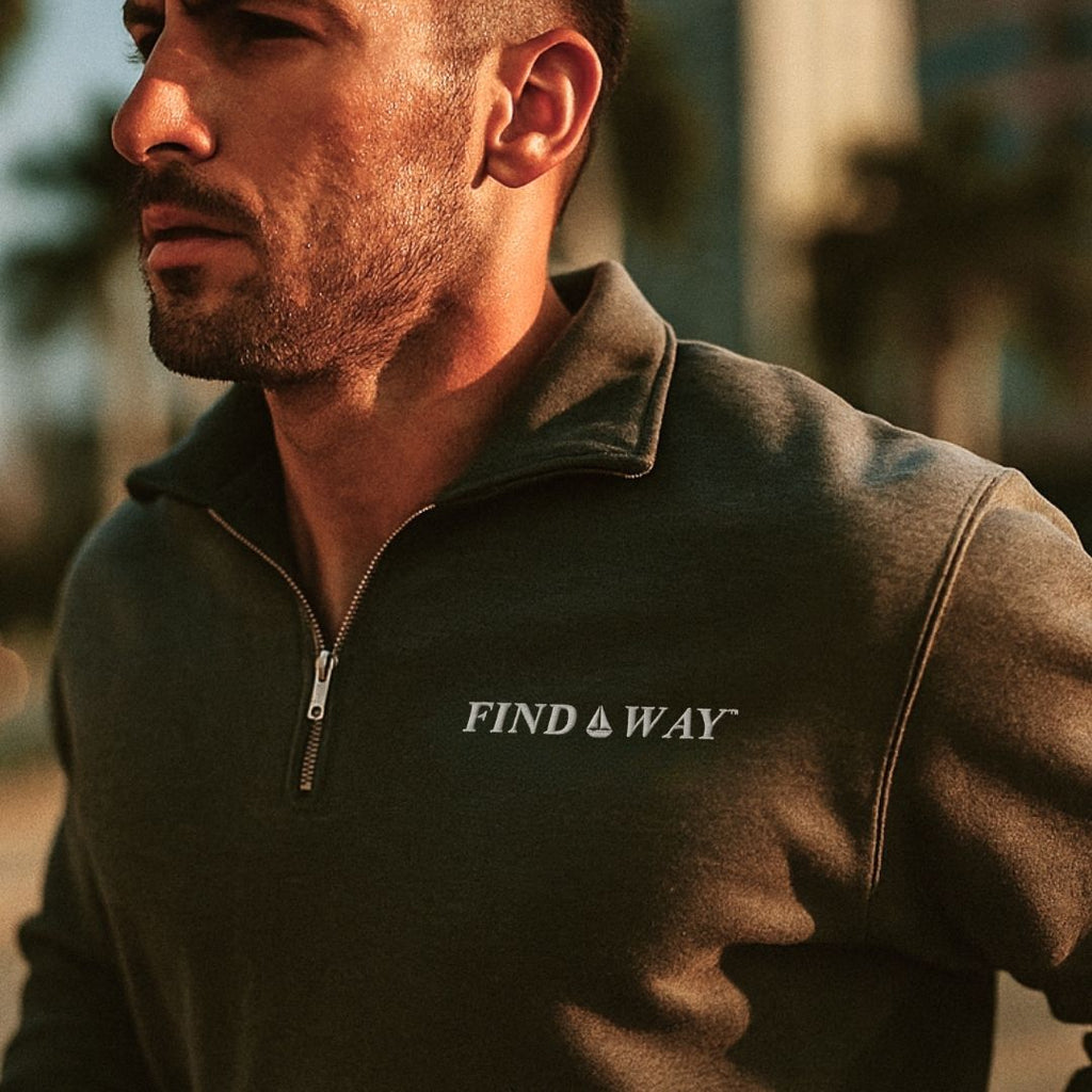 Clematis Men Closers Office Quarter Zip